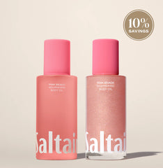 Pink Beach Shimmer + Glow Body Oil Duo